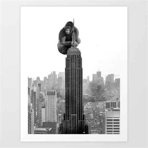 King Kong Empire State Building Poster