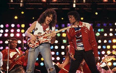 Eddie Van Halen And Michael Jackson Performing Beat It Facts About Michael Jackson, Michael ...