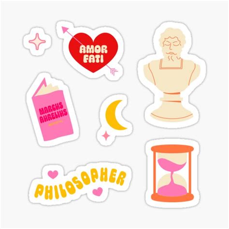 "Stoic Philosophy Pattern | Mini Stickers" Sticker for Sale by stoicjimny | Redbubble