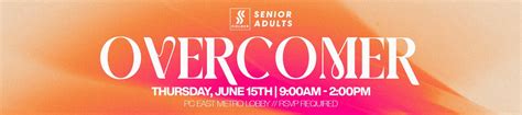 Fielder Senior Adults "Overcomer" Retreat | Fielder Church