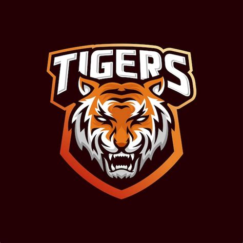 Premium Vector | Roaring tiger logo design