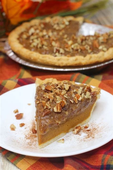 Pumpkin Pecan Pie Recipe - Kitchen Fun With My 3 Sons