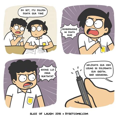 10 Komik Strip Lucu 'Kehidupan Anak Sekolah' yang Konyol Parah