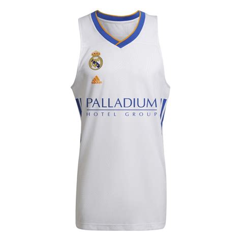 adidas Real Madrid Basketball Home Jersey Promo men's 1st team T-shirt ...