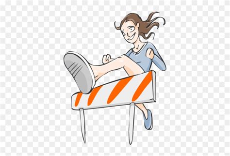 Overcoming Hurdles Clipart