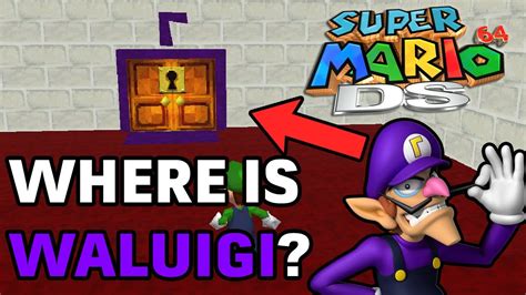 Waluigi in Super Mario 64 DS - Gaming Mysteries - YouTube