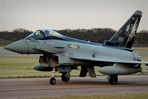 Royal Air Force Eurofighter Typhoon FGR4 ZJ925-DXI 'DIXIE' - 11 Squadron Centenary Jet - RAF ...