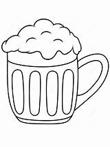 Birra Boccale Cerveza Colorir Sketch Coloring Page sketch template