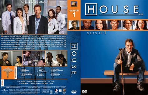 House M.D. - Season 1 - TV DVD Custom Covers - House-lg-S1 :: DVD Covers