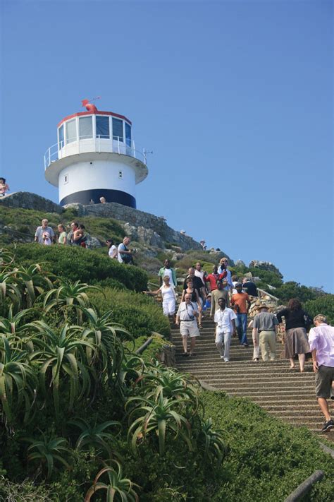 Cape Point lighthouse in the Cape of Good Hope, TMNP | Cape town tourism, Lighthouse, Africa holiday