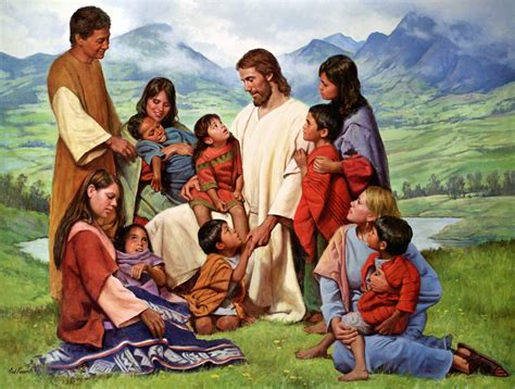 Del Parson, artist ~ Jesus & children | Jesus pictures, Lds art, Jesus