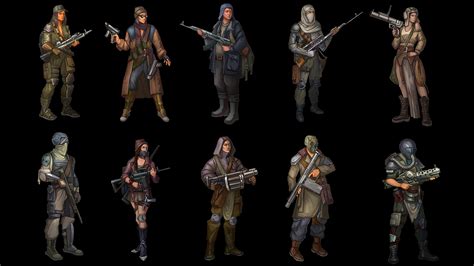 Post Apocalypse Characters in 2D Assets - UE Marketplace