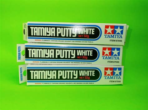 3 TAMIYA WHITE PUTTY 87095 PLASTIC WOOD METAL MODELING MODEL KITS MODE ...