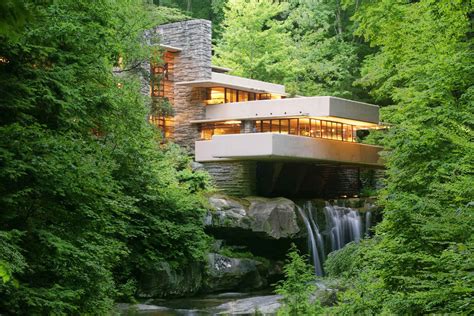 Frank Lloyd Wright Interiors Falling Water