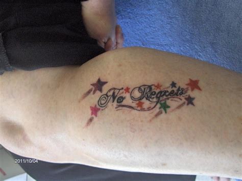 No Regrets Tattoos Designs, Ideas and Meaning - Tattoos For You