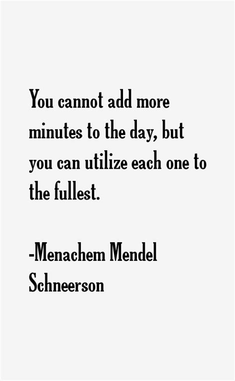 Menachem Mendel Schneerson Quotes & Sayings