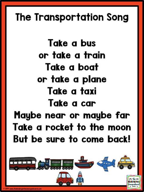 My Community: Transportation Poem