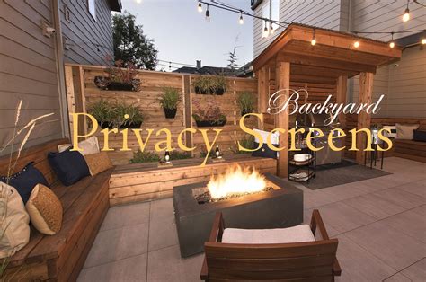 Backyard Privacy Screens - Paradise Restored Landscaping | Backyard ...