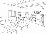 Living Room Coloring Pages At GetColoringscom  Free Printable sketch template