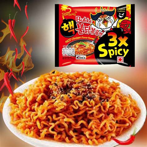 Buy Buldak Samyang Buldak Fire Chicken Noodles 3X Spicy (Pack of 5 ...