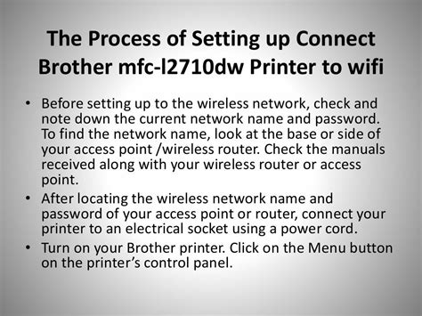 Connect brother mfc l2710dw wifi setup