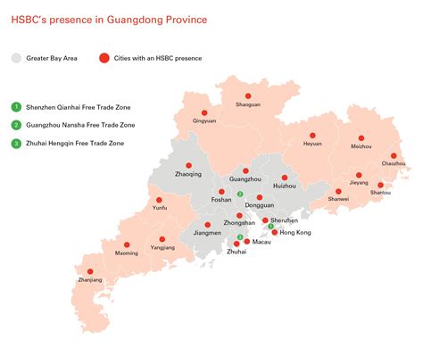 Guangdong Hong Kong Macao Greater Bay Area Map