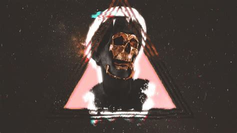 Glitch skull - backiee