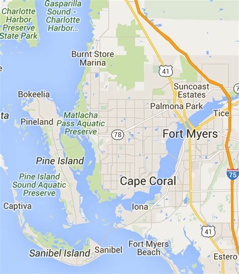 Map Of Cape Coral Florida Zip Code Map | Maps Of Florida