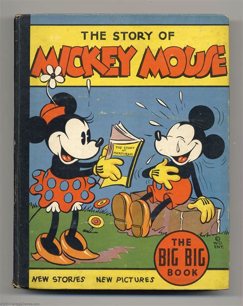 Mickey Mouse (The Story Of) Big Big Book #4062A (Whitman, | Lot #5146 | Heritage Auctions