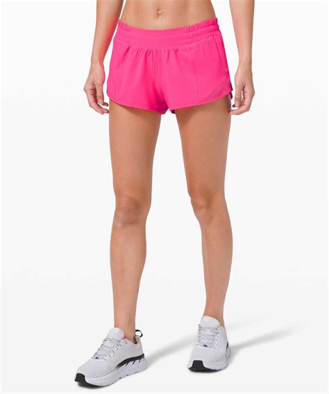 Lululemon Hotty Hot Short II *2.5" - Pink Highlight - lulu fanatics