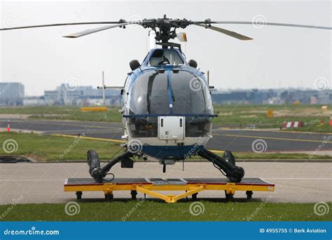 Bo-105 Police Helicopter stock image. Image of cops, pilot - 4955755