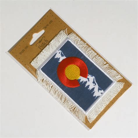 Patch - Colorado Flag w/ Fringe - 2102C - Mountain Sights