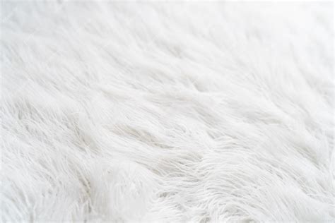 Premium Photo | Textured white background with hairy fur carpet, close-up. high quality photo