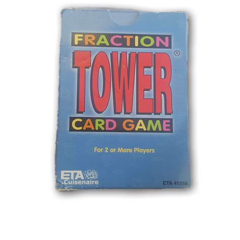 Fraction Tower Card Game – Toy Chest Pakistan