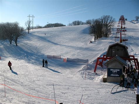 Skiing Great Bear Recreation Park Sioux Falls South Dakota USA