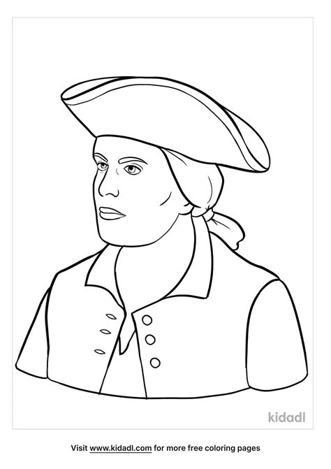 Paul Revere Coloring Pages