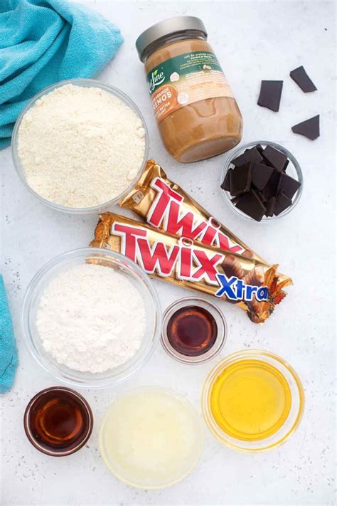 Peanut Butter Twix Bars - Healthier Version - Sweet and Savory Meals