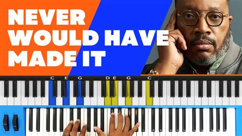 NEVER WOULD HAVE MADE IT Piano Tutorial & Cover Chords - Chordify