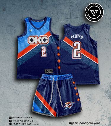 Oklahoma City Thunder Concept Jerseys | Best basketball jersey design ...