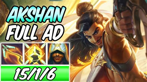 AKSHAN ADC GAMEPLAY - NEW AMAZING CHAMPION GUIDE | Build & Runes | League of Legends - YouTube