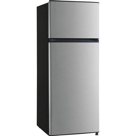 VISSANI 7.1 cu. ft. Top Freezer Refrigerator In Stainless Steel Look ...