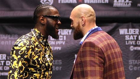 Deontay Wilder & Tyson Fury press conference ahead of heavyweight ...