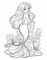 44 Mermaid Coloring Pages For Kids And Adults  Our Mindful Life sketch template