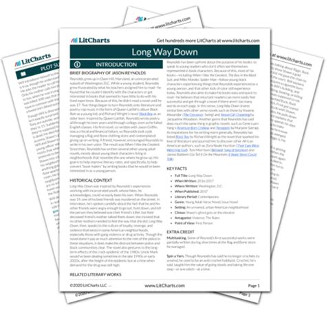 Long Way Down Character Analysis | LitCharts