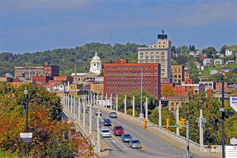 The Million Dollar Bridge spans the Monongahela River : Marion County CVB