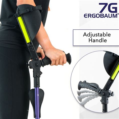 7G Ergobaum Adult Forearm Crutches (Pair) | Crutches, The unit, How to remove