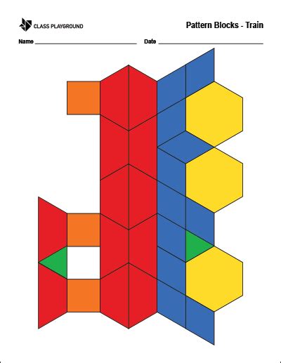 Printable Pattern Block Shape Templates | Classles Democracy