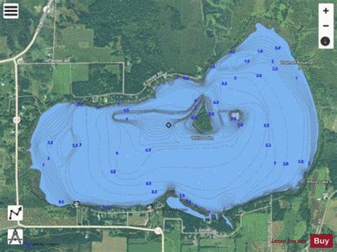 White Lake Fishing Map | Nautical Charts App