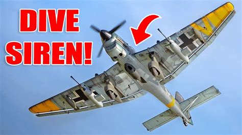 Dive Siren UNLEASHED: Giant Scale Stuka with Authentic Siren! - YouTube