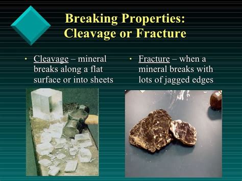 Diamond Cleavage Vs Fracture